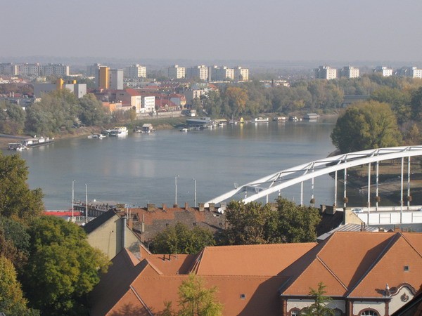 Kilátás a toronyból: a Tisza-part - big