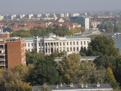 Kilátás a toronyból: a Móra Ferenc Múzeum - small