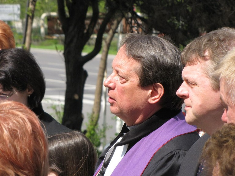 Gáncs Péter püspök és Zászkaliczky Pál felügyelő - big