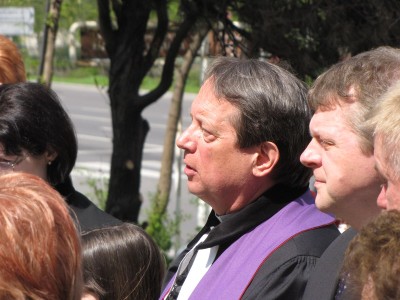 Gáncs Péter püspök és Zászkaliczky Pál felügyelő - small