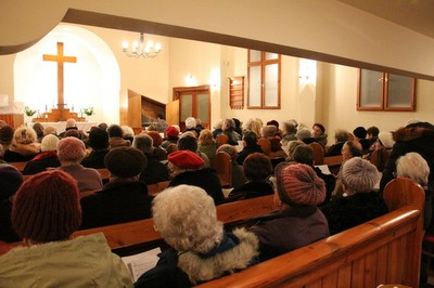 Rákoscsaba evangélikus templom - small